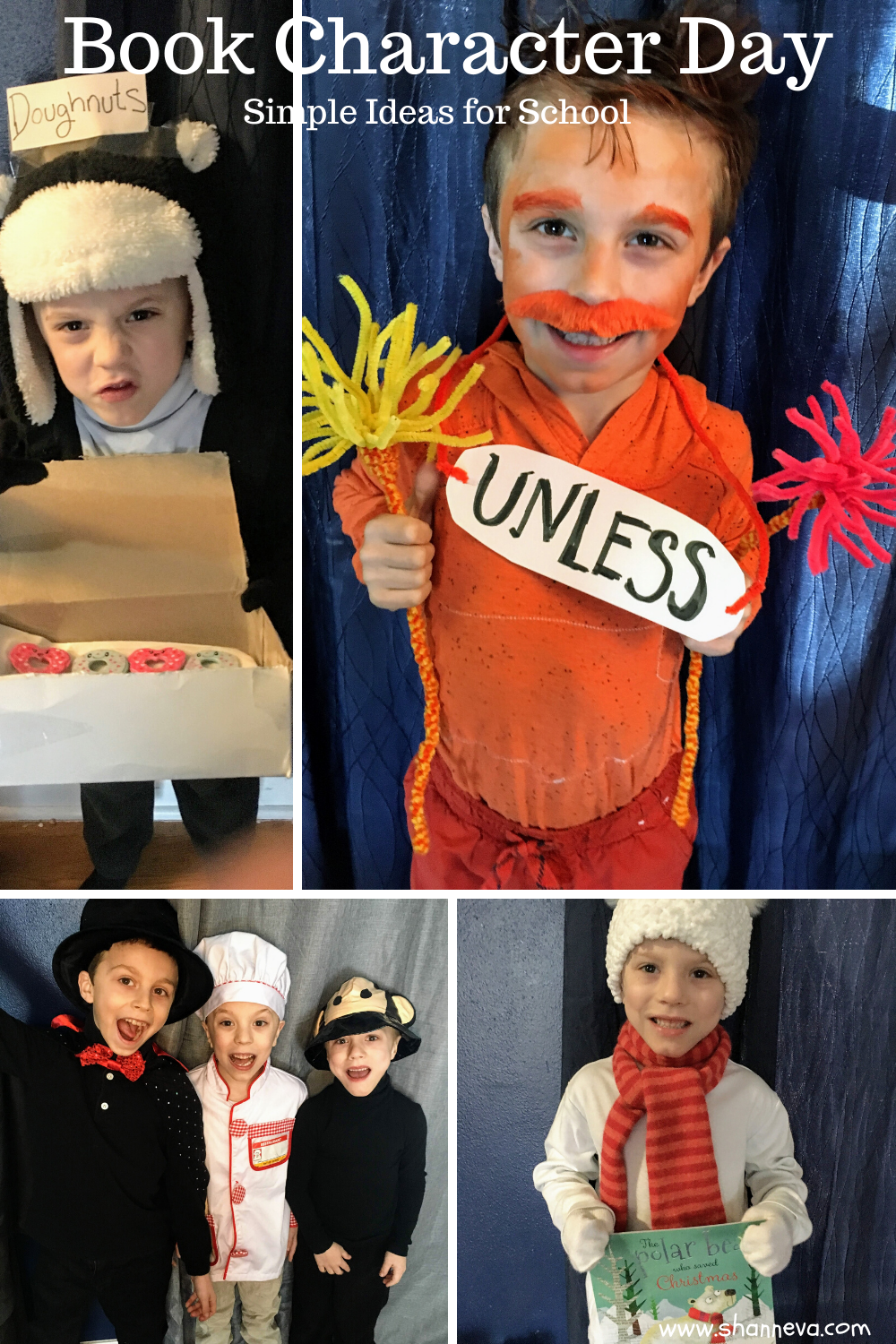 Easy Book Character Day Costumes